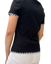 Load image into Gallery viewer, Abra shirt top black 01