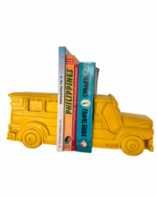 Load image into Gallery viewer, Mini jeepney bookends in yellow