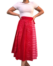Charger l'image dans la galerie, Red wrap skirt