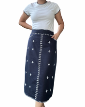 Charger l'image dans la galerie, Carole skirt in navy blue 01