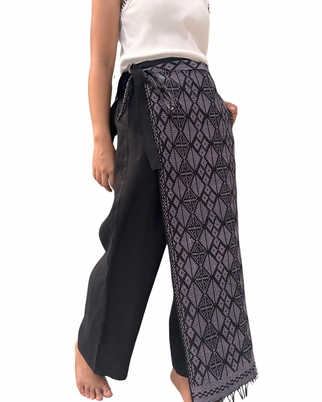 Yakan Garterized wrap pants