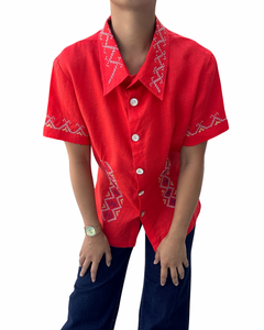 T’boli top in red 1