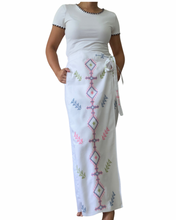 Load image into Gallery viewer, T’boli Garterized wrap pants white 02