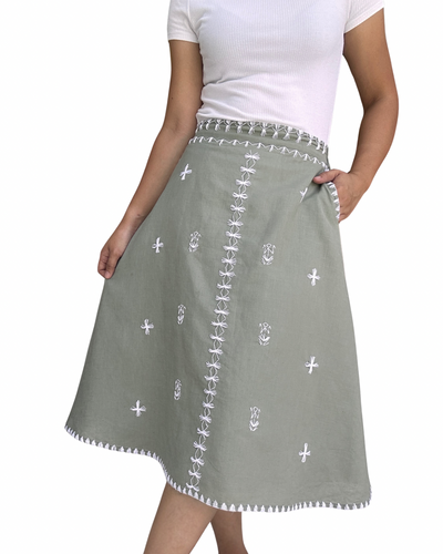 Tweetums skirt in seafoam