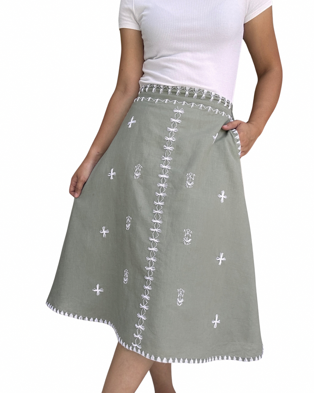 Tweetums skirt in seafoam