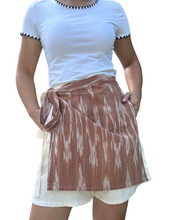 Load image into Gallery viewer, Ikat Garterized wrap shorts
