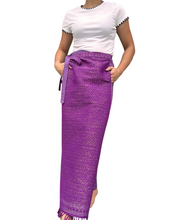 Load image into Gallery viewer, Yakanviolet Garterized wrap pants