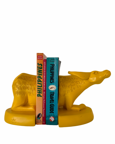 Carabao bookends in yellow