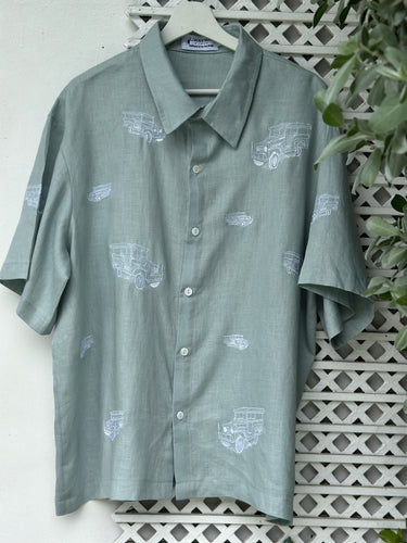 Jeepney polo seafoam