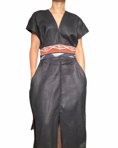 Sinag dress ikat belt