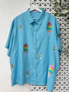 Sorbetes polo in aquamarine