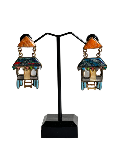 Bahay kubo earrings