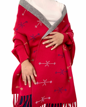 Load image into Gallery viewer, T’boli shawl red