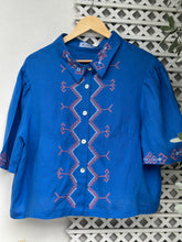 Load image into Gallery viewer, T’boli top in royal blue 01