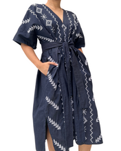 Load image into Gallery viewer, T’boli Sinag dress denim