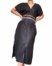 Load image into Gallery viewer, Sinag dress ikat belt 2
