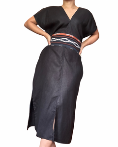 Sinag dress ikat belt 2
