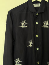 Charger l'image dans la galerie, Vinta navy blue polo long sleeve
