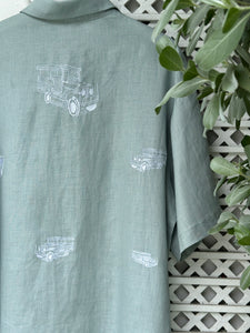 Jeepney polo seafoam