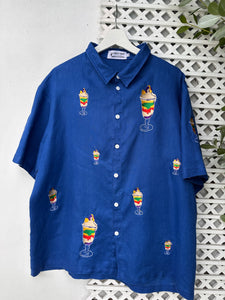 Halo halo polo in light blue
