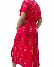 Load image into Gallery viewer, T’boli Sinag dress red