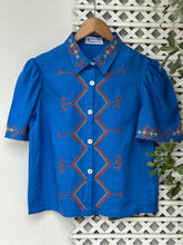 Load image into Gallery viewer, T’boli top in royal blue 02