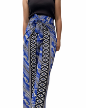 Load image into Gallery viewer, LJ blue wrapped around pants free size