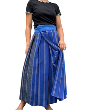 Charger l'image dans la galerie, Blue wrap skirt