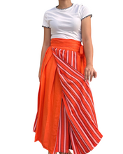 Charger l'image dans la galerie, Orange wrap skirt
