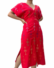 Load image into Gallery viewer, T’boli Sinag dress red