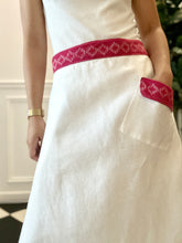 Load image into Gallery viewer, Armie skirt with pink langkit in white