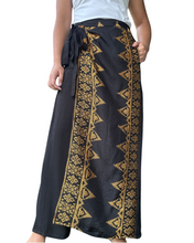 Load image into Gallery viewer, Inaul gold Garterized wrap pants