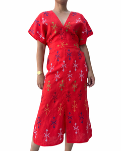 Sinag dress in red