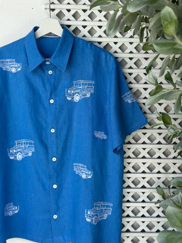 Jeepney polo light blue