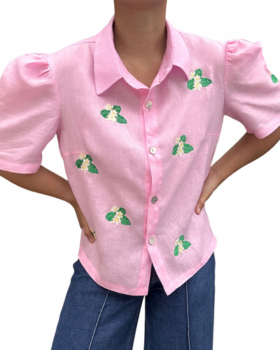Sampaguita top in pink