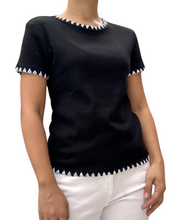 Load image into Gallery viewer, Abra shirt top black 01