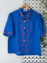 Load image into Gallery viewer, T’boli top in royal blue