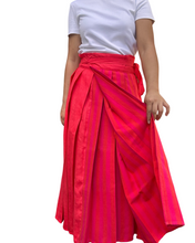 Charger l'image dans la galerie, Pink orange wrap skirt 01