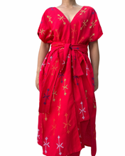 Load image into Gallery viewer, T’boli Sinag dress red