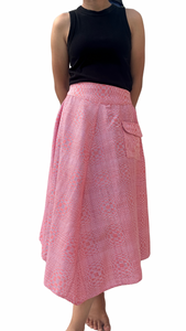 Binakol skirt in peach