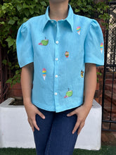 Load image into Gallery viewer, Halo-halong embroidery top