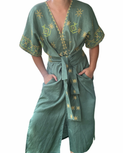 Load image into Gallery viewer, T’boli Sinag dress olive green