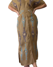 Load image into Gallery viewer, T’boli Sinag dress in Khaki