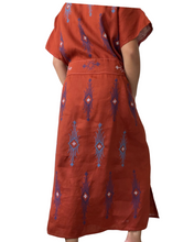 Load image into Gallery viewer, T’boli Sinag dress in rust