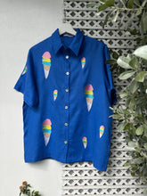 Load image into Gallery viewer, Ice cream polo royal blue
