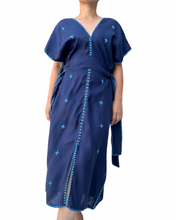 Load image into Gallery viewer, Sinag abra dress in navy blue