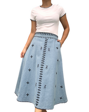 Charger l'image dans la galerie, Tweetums skirt in denim