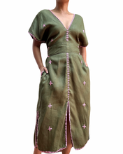 Load image into Gallery viewer, Sinag abra dress in olive