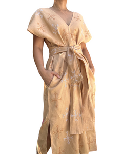 T’boli Sinag dress mocha