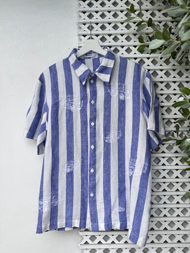 Jeepney polo in stripe